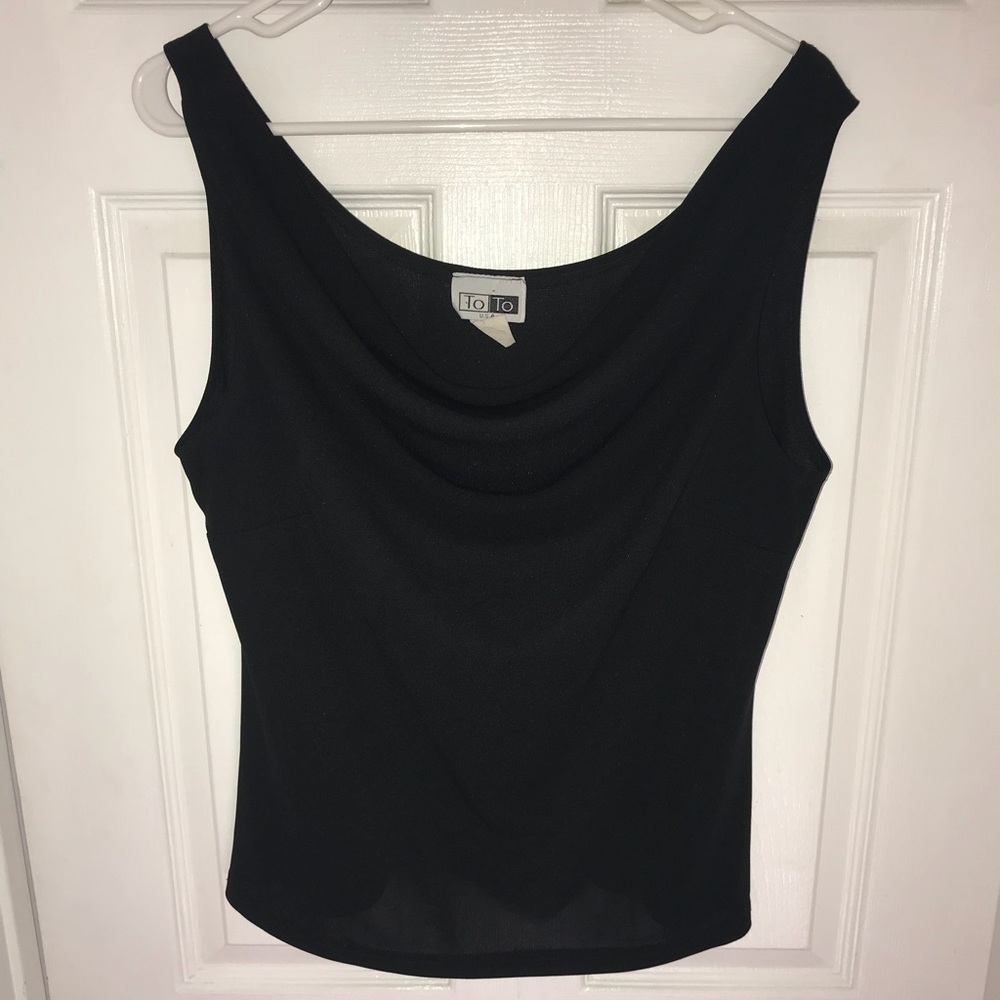 Black dressy tank top